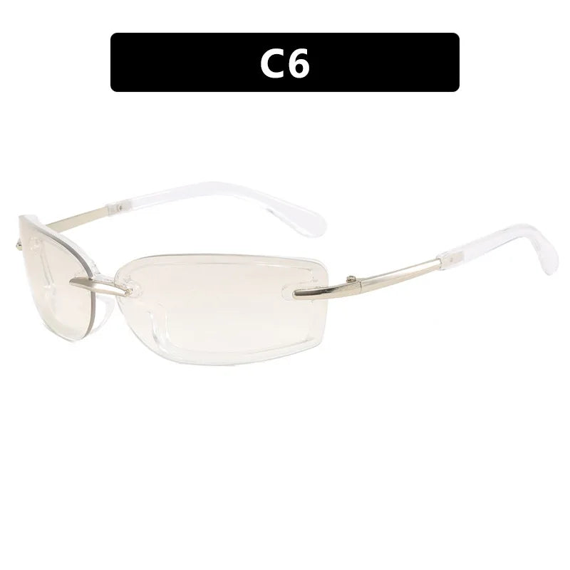 Rimless Y2K Sunglasses