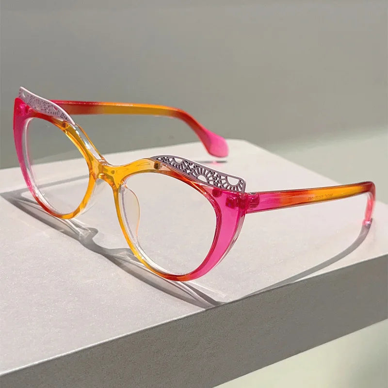 Vintage Lace Cat-Eye Glasses