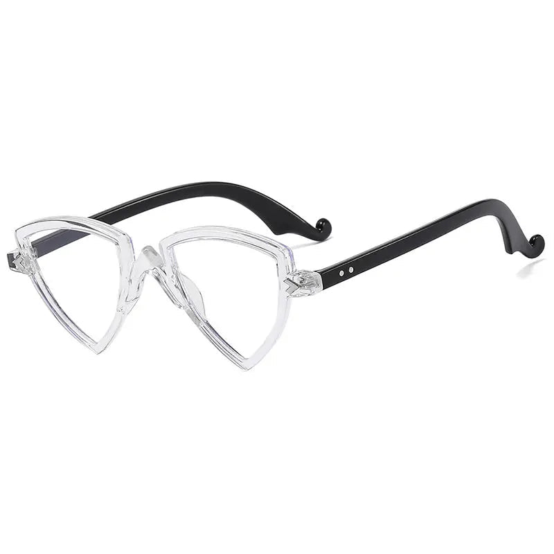 Irregular Cat-Eye Blue-Light Glasses