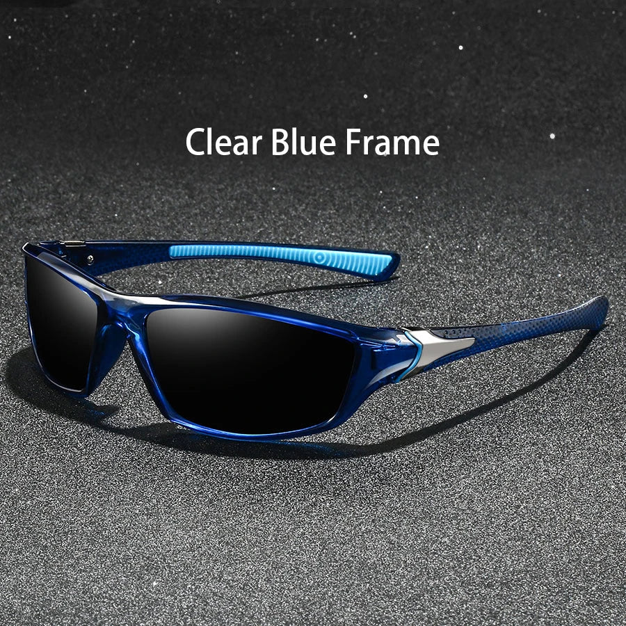 All-Terrain Mirror Sport Sunglasses - Clear Blue