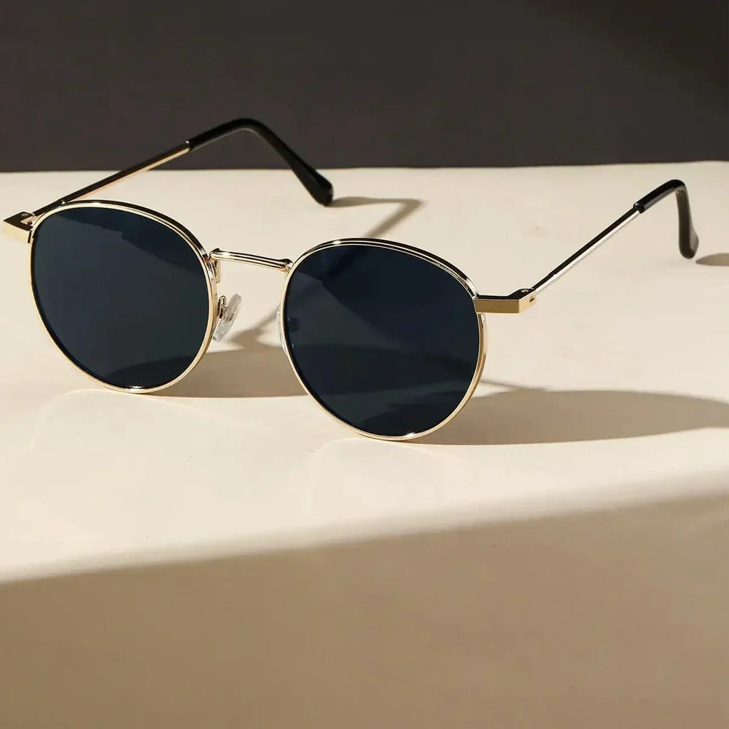 Vintage Round Metal Sunglasses
