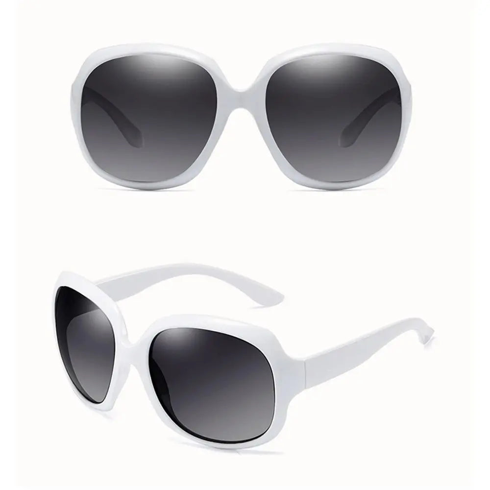 Oversized Elliptical Sunglasses