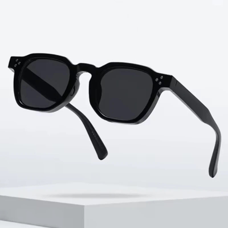 Vintage Rivet Square Sunglasses