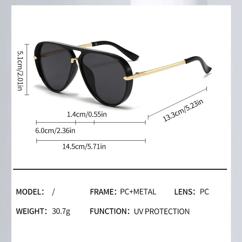 Candy Color Pilot UV400 Sunglasses
