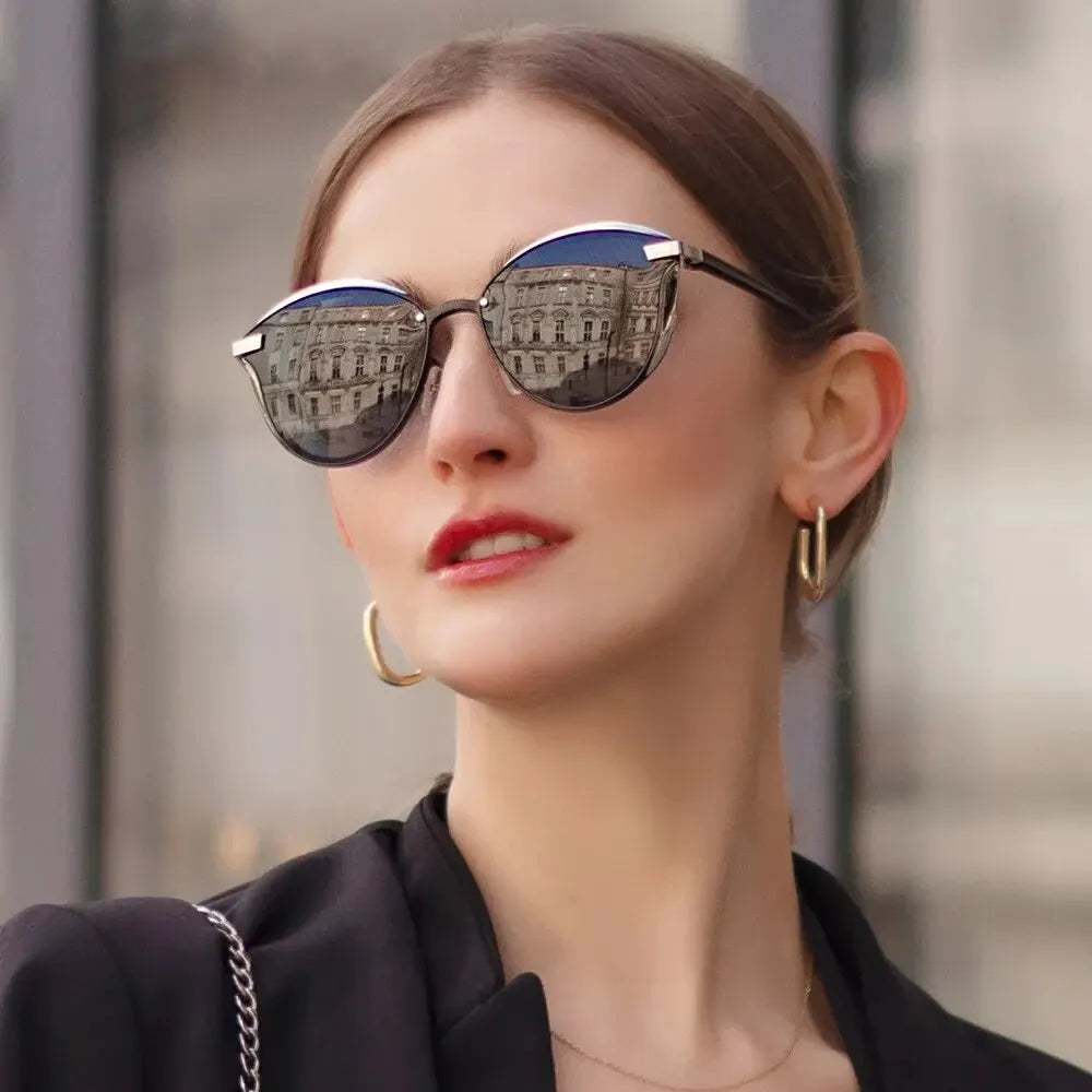 Elegant Polarized Cat-Eye Sunglasses