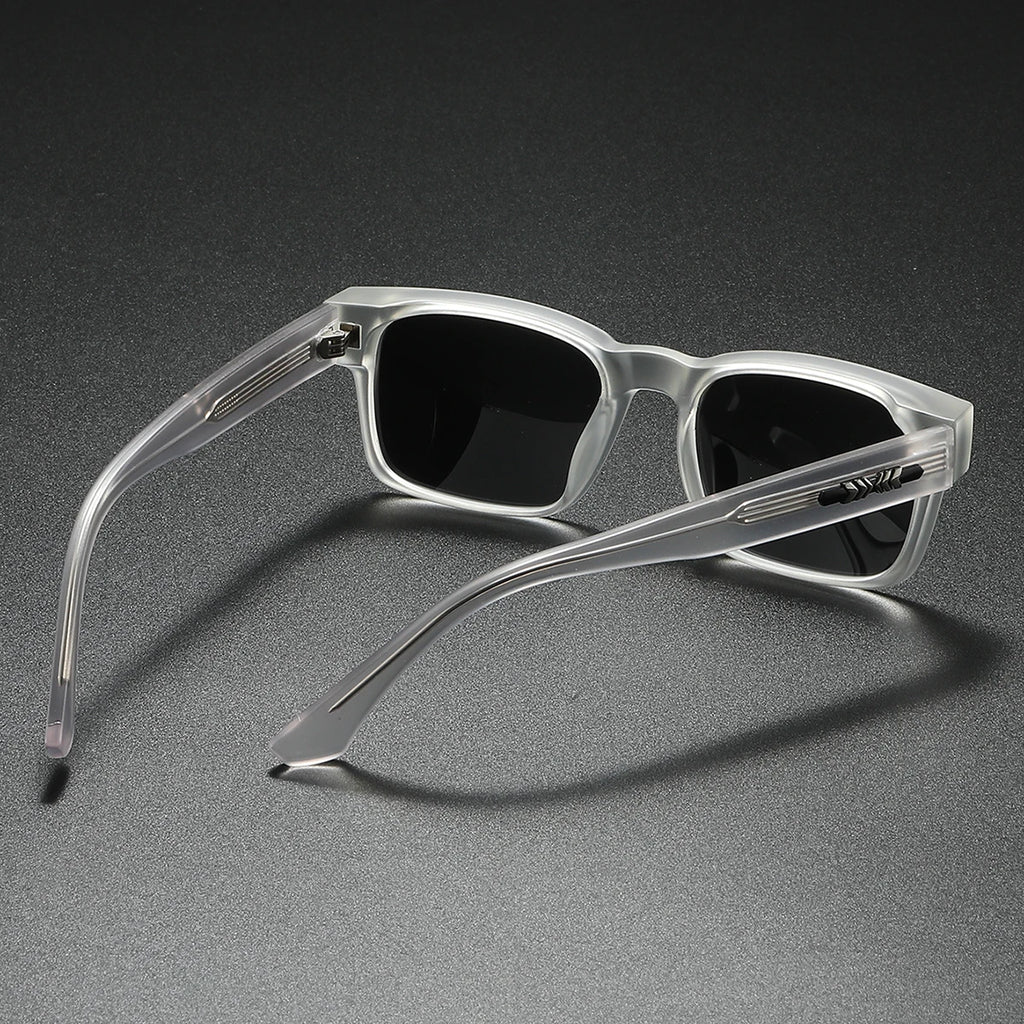 Metal-Core Rectangle Sunglasses