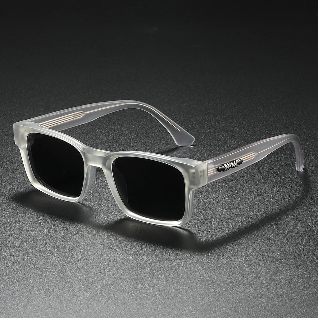 Metal-Core Rectangle Sunglasses