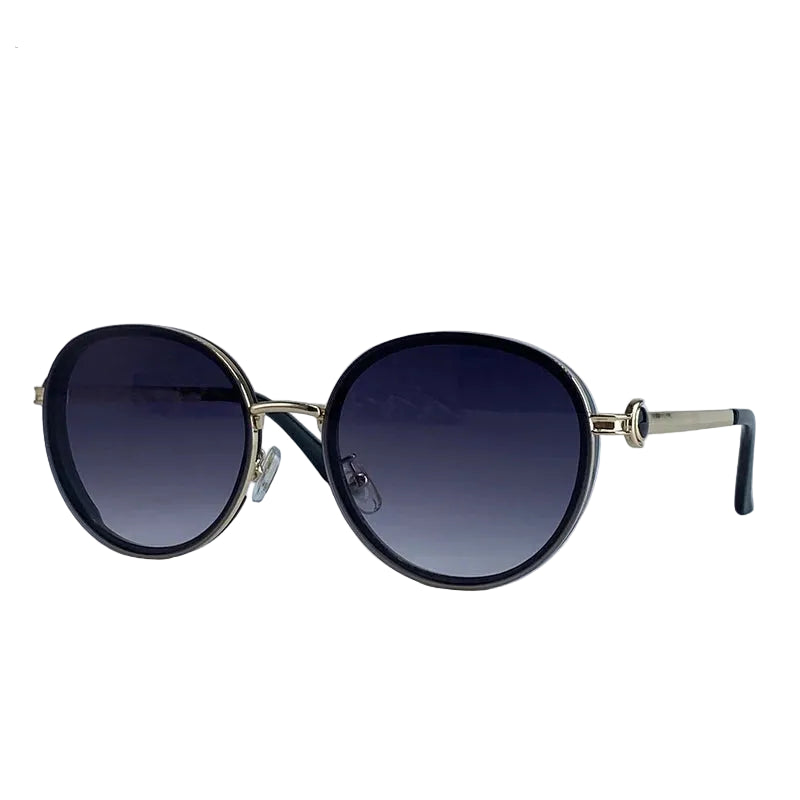 Oversized Vintage Round Sunglasses