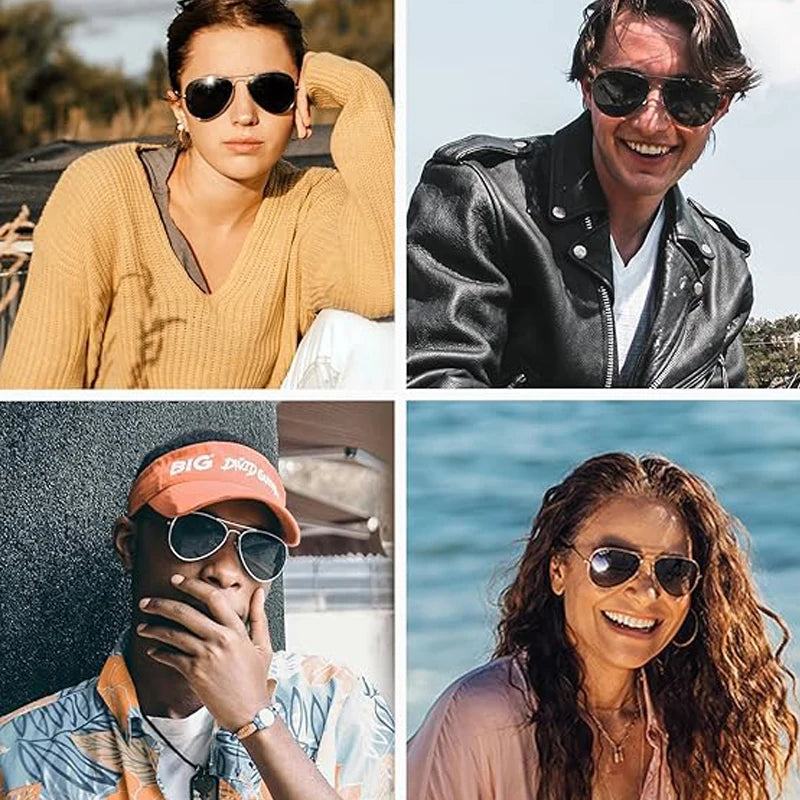 Classic UV400 Aviator Sunglasses