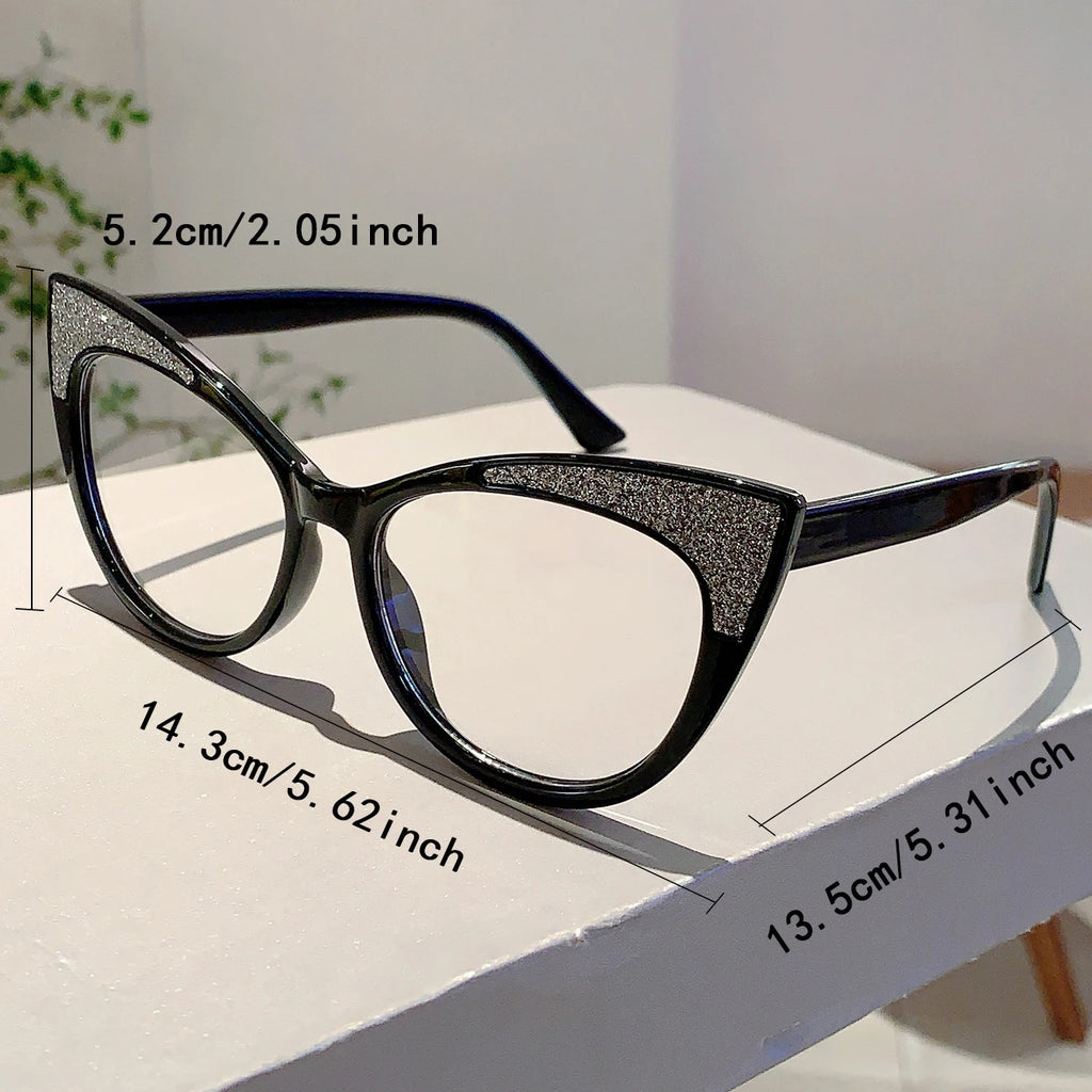 Colorful Bling Cat-Eye Frames