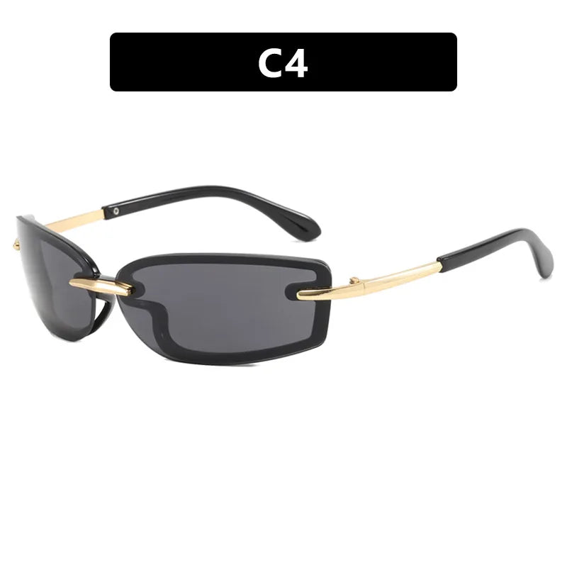 Rimless Y2K Sunglasses