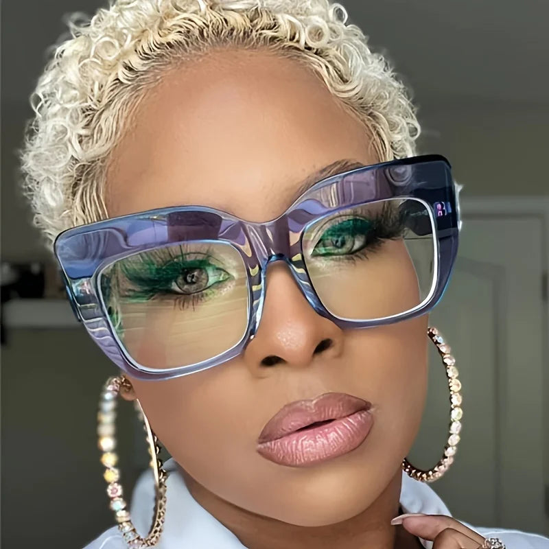 Jelly Color Cat-Eye Glasses