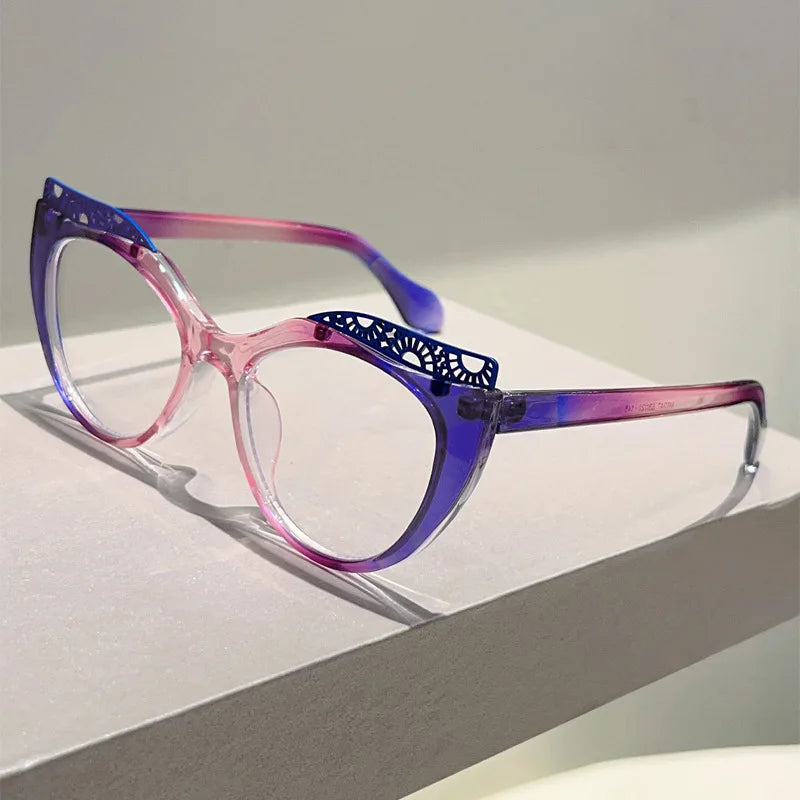 Vintage Lace Cat-Eye Glasses