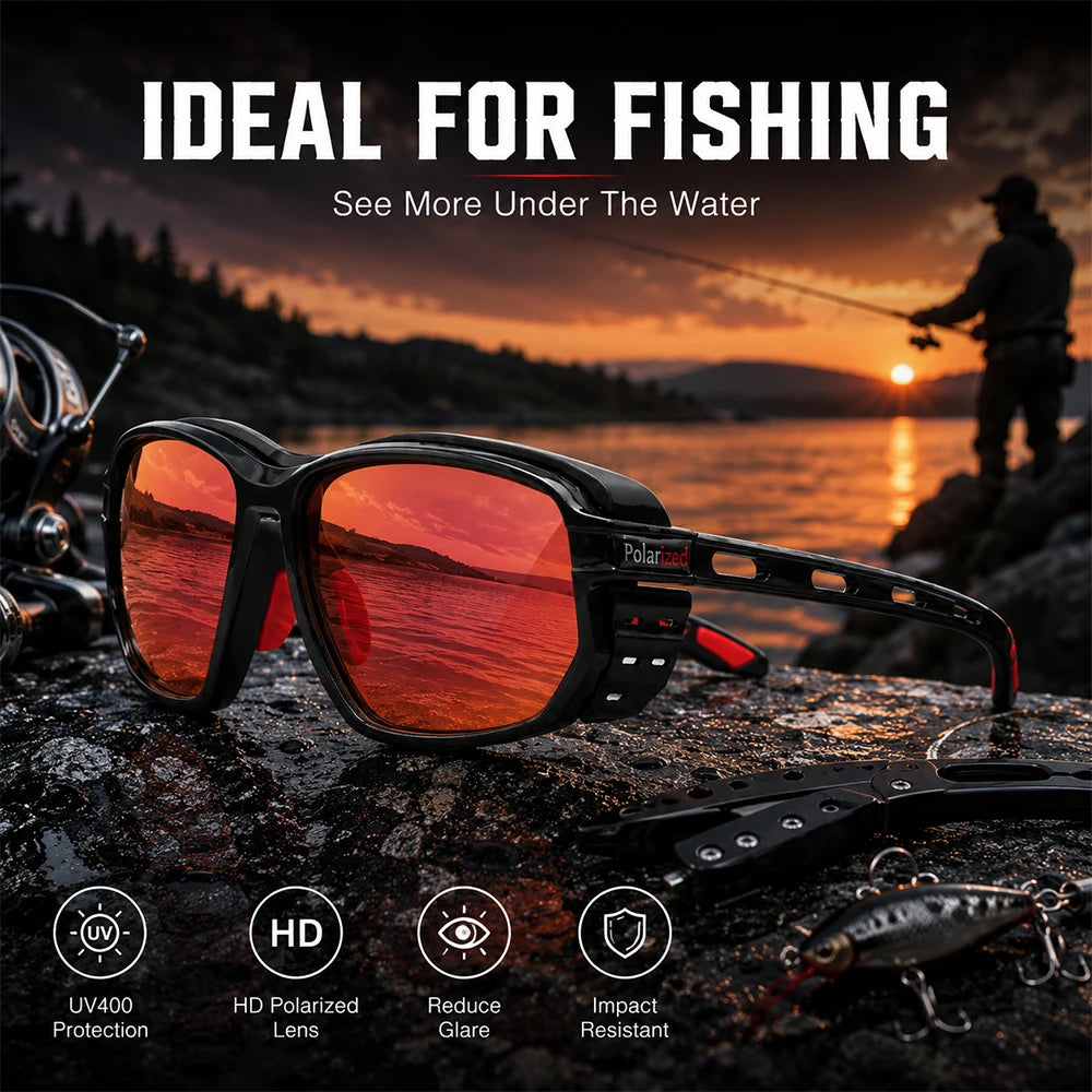 Retro Polarized Punk Sunglasses