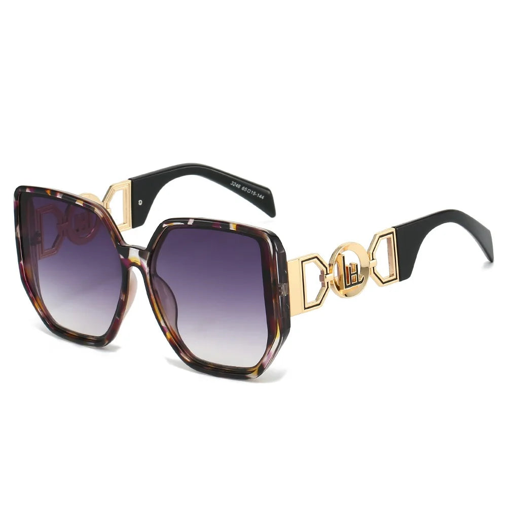 Oversized Cutout Cat-Eye Sunglasses