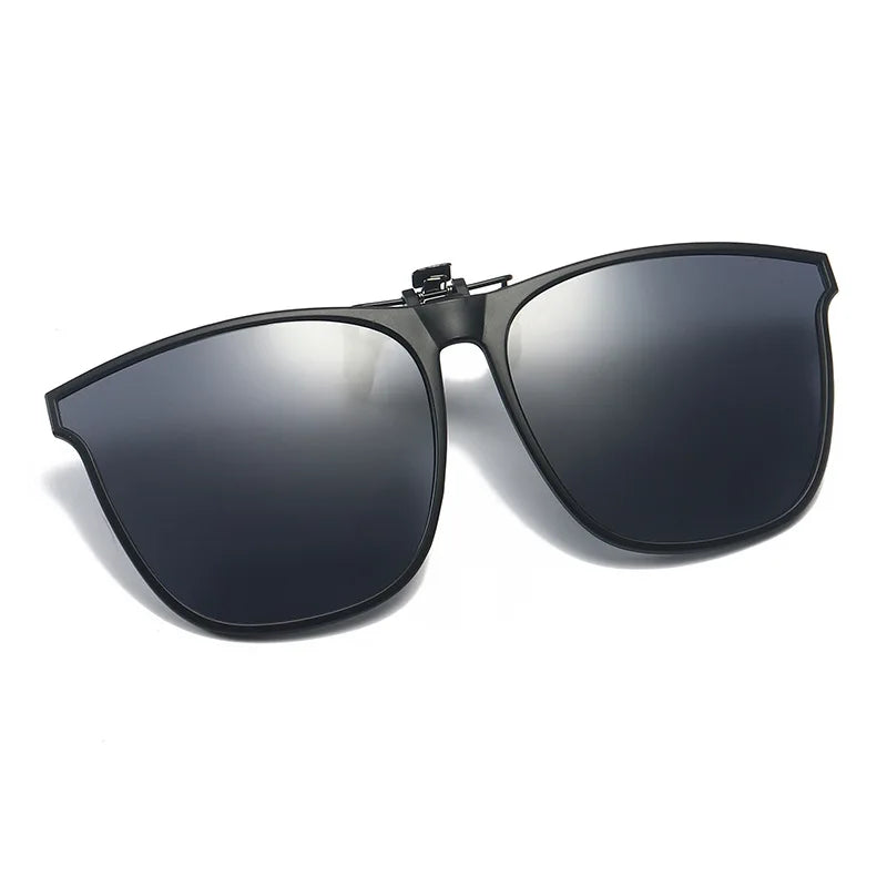 Mirrored Clip-On Sunglasses