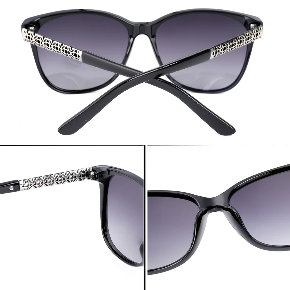 Polarized Gradient Square Sunglasses