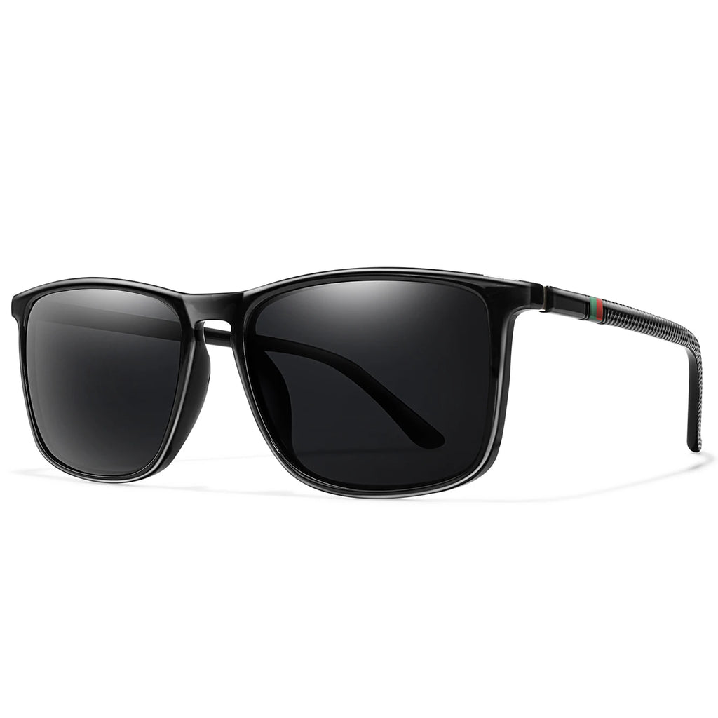 Retro Polarized Square Sunglasses