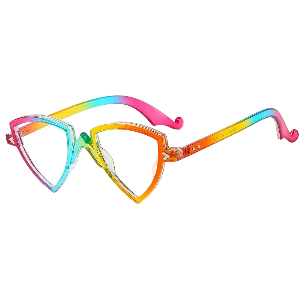 Irregular Cat-Eye Blue-Light Glasses