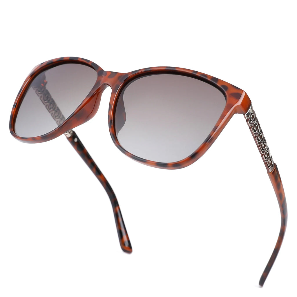 Polarized Gradient Square Sunglasses
