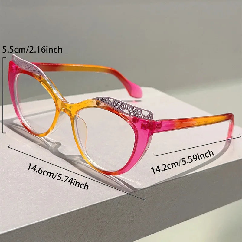 Vintage Lace Cat-Eye Glasses