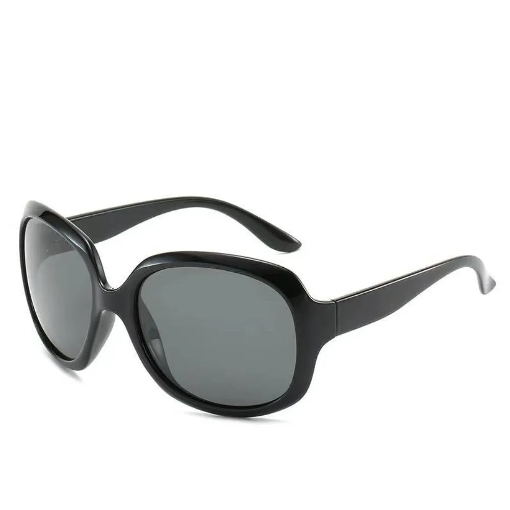 Oversized Elliptical Sunglasses