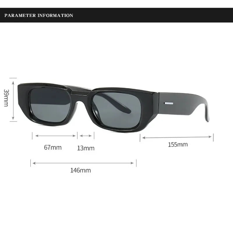 Vintage Classic Square Sunglasses