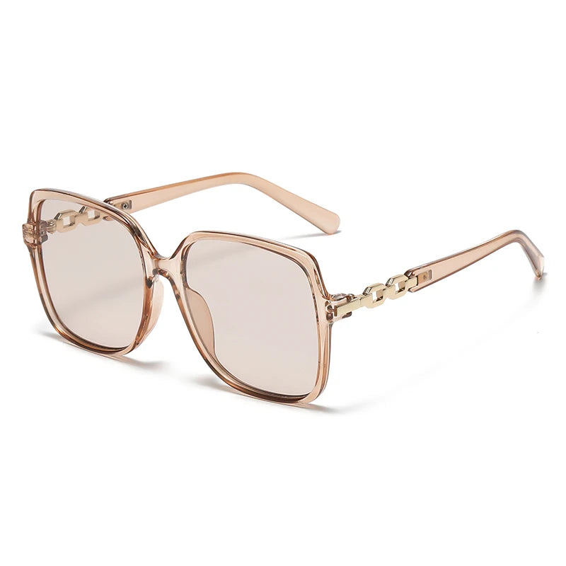Colorful Square Big Frame Sunglasses