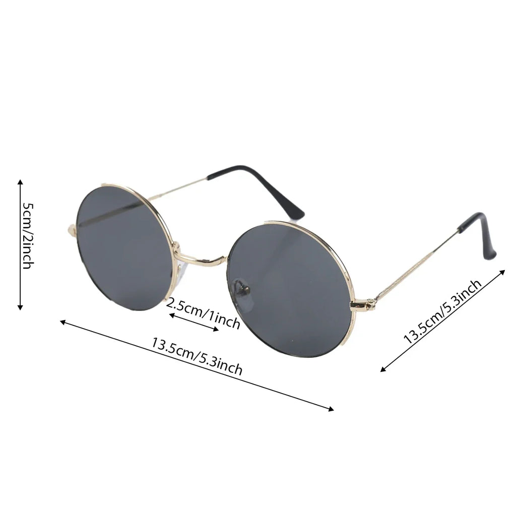 Vintage Round Metal Sunglasses
