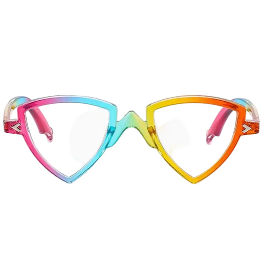 Irregular Cat-Eye Blue-Light Glasses