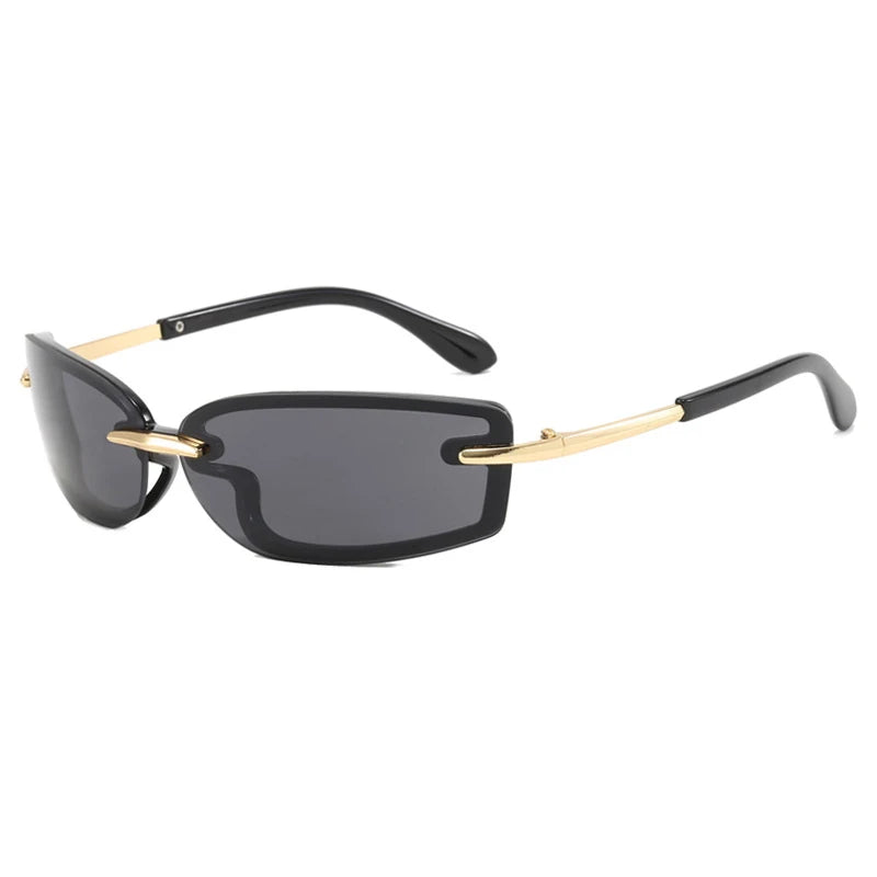 Rimless Y2K Sunglasses