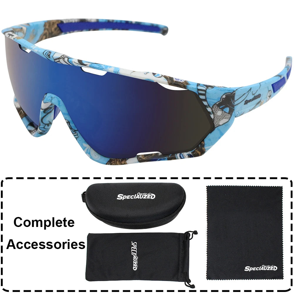 Large-Lens Athletic Sunglasses