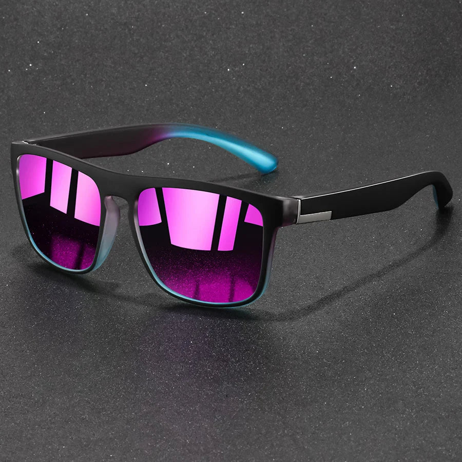 Vintage Square Mirrored Sunglasses