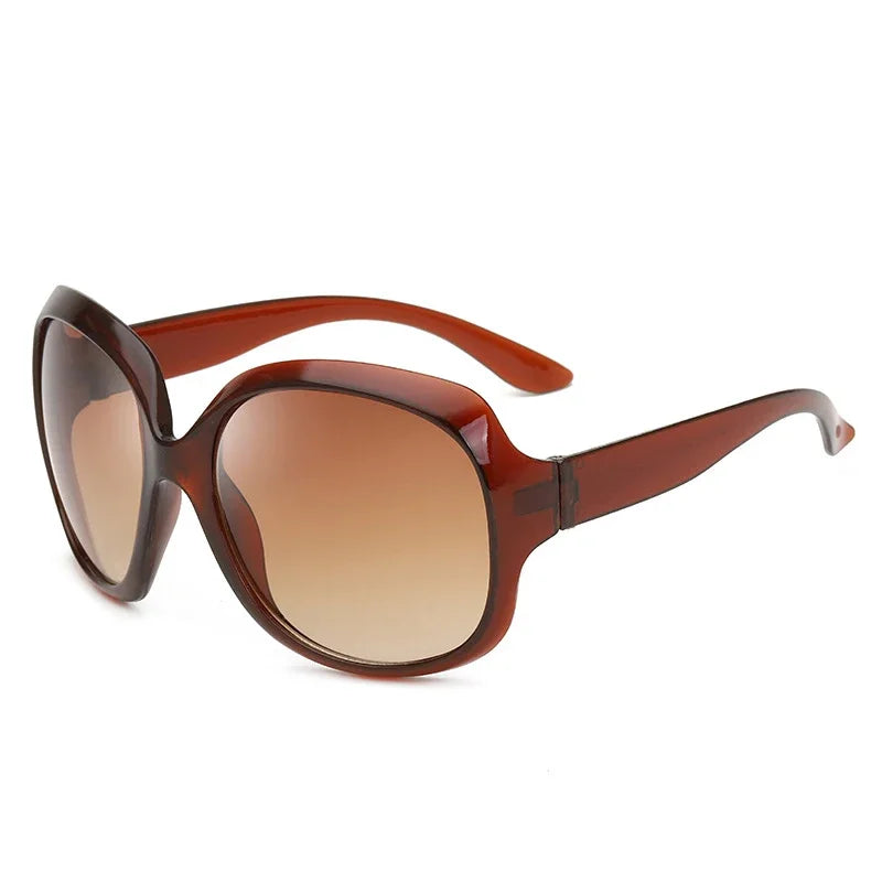 Oversized Gradient Oval Sunglasses
