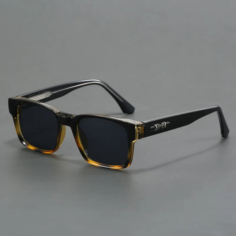 Metal-Core Rectangle Sunglasses