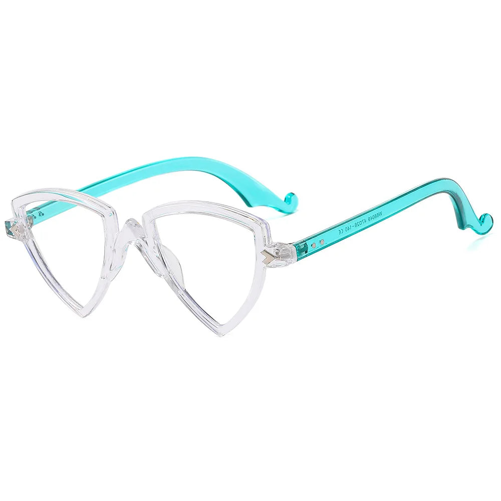 Irregular Cat-Eye Blue-Light Glasses
