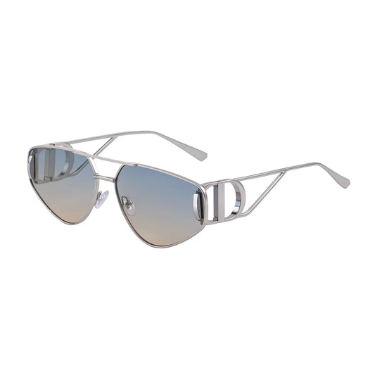 Lenzoku M015 — Blue Gradient / Silver