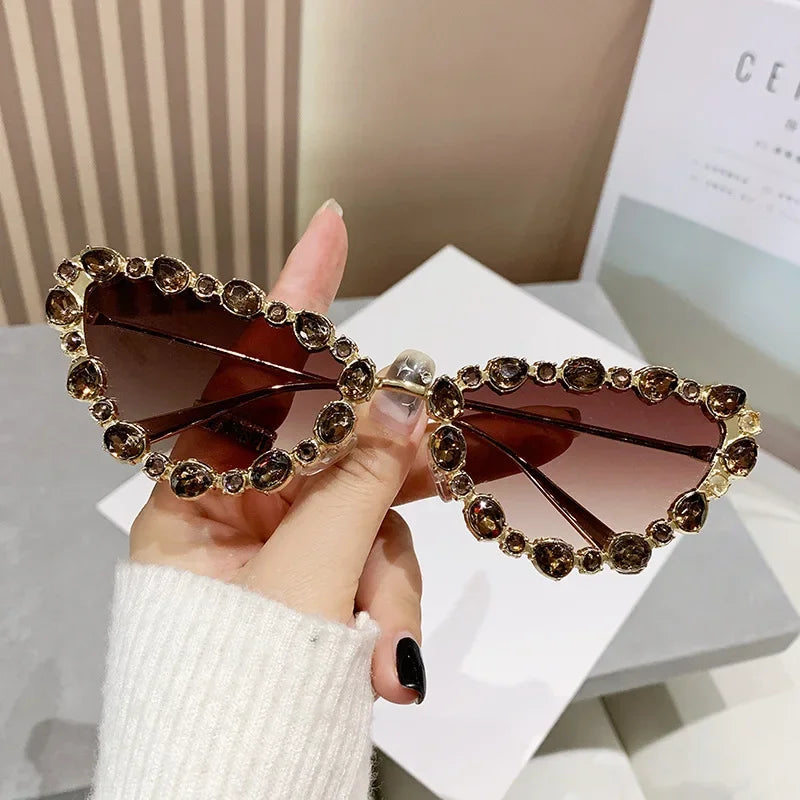 Metal Cat-Eye Sunglasses