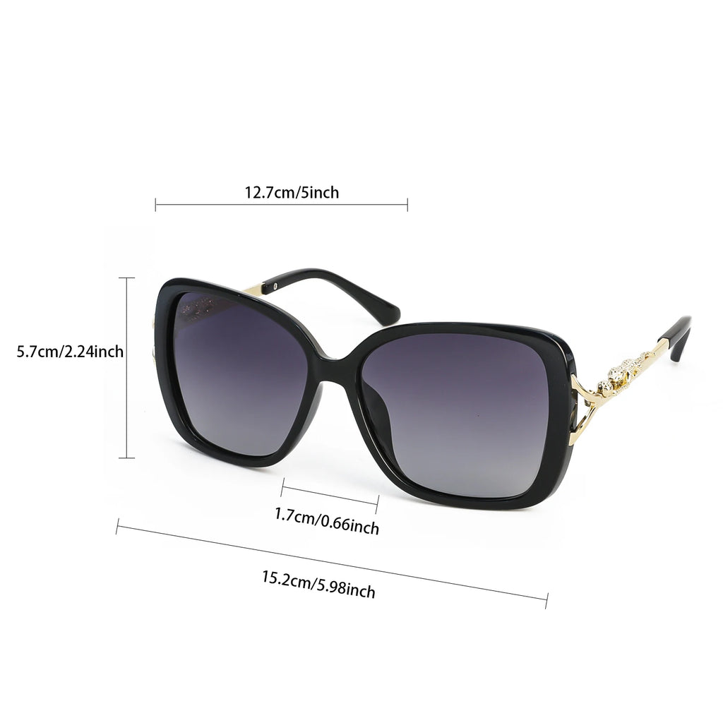 Classic Women's Oval Polarized Sunglasses
