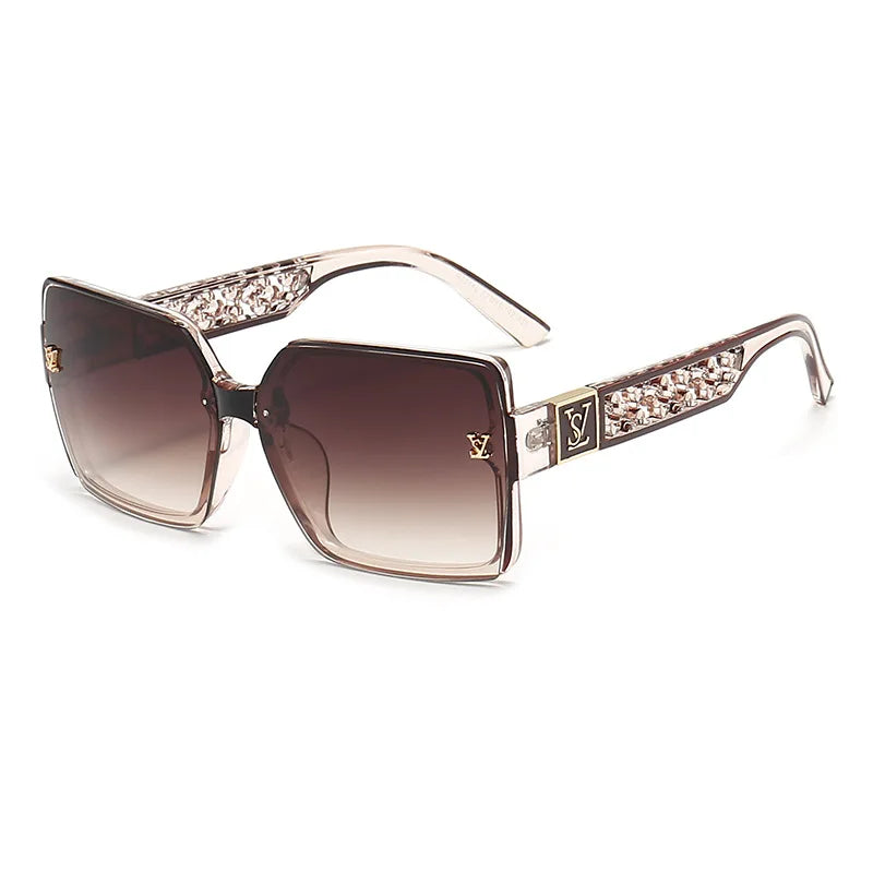 Luxury Box-Frame UV400 Sunglasses