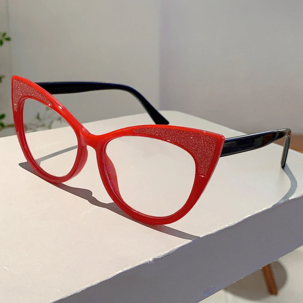 Colorful Bling Cat-Eye Frames