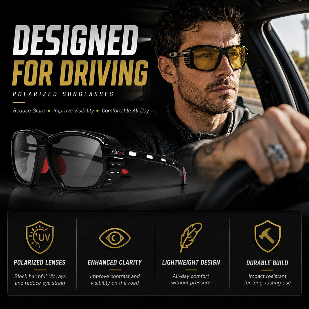 Retro Polarized Punk Sunglasses