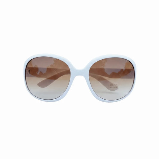 Oversized Elliptical Sunglasses