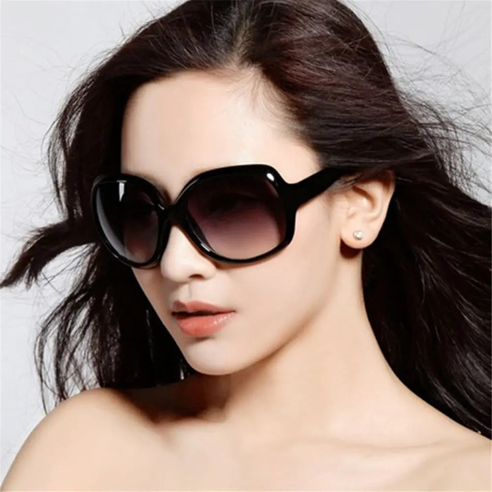 Oversized Elliptical Sunglasses