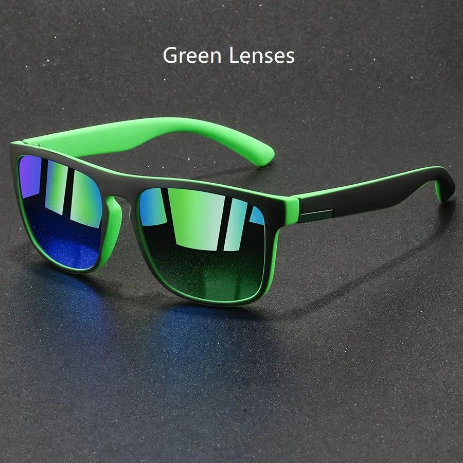 Vintage Square Mirrored Sunglasses