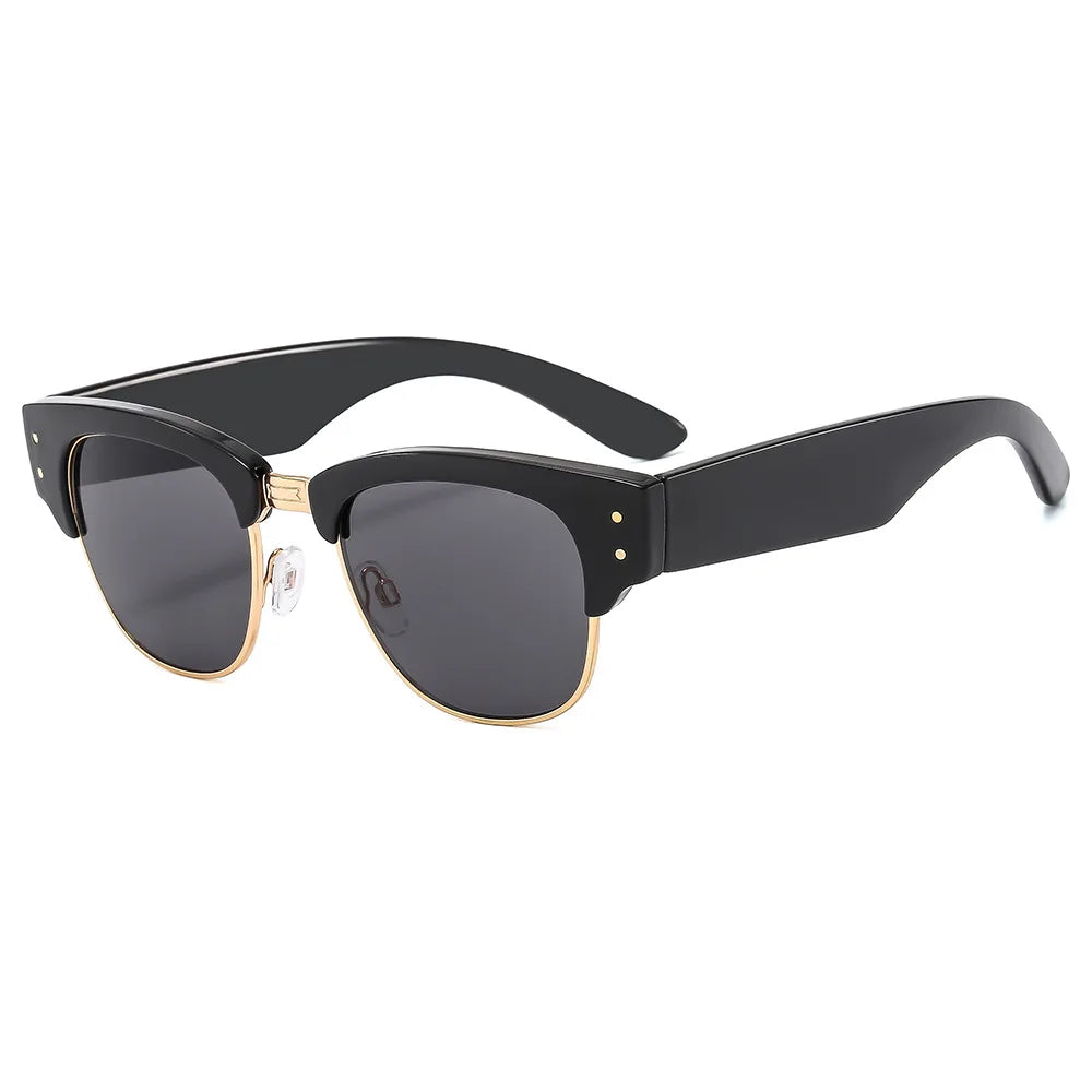 Retro Rivet Pilot Sunglasses