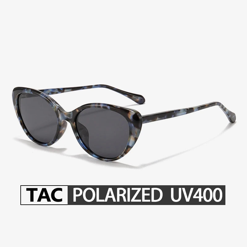 Vintage Polarized Cat-Eye Sunglasses