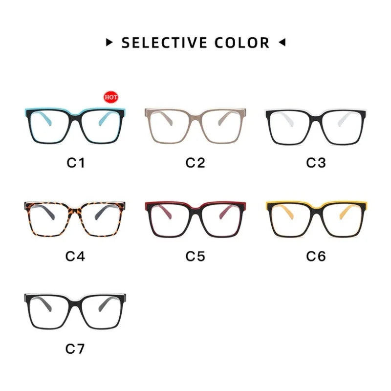 Two-Tone Cat-Eye Blue Light Glasses
