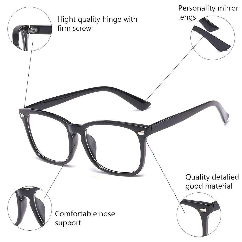 Classic Rectangle Blue-Light Glasses