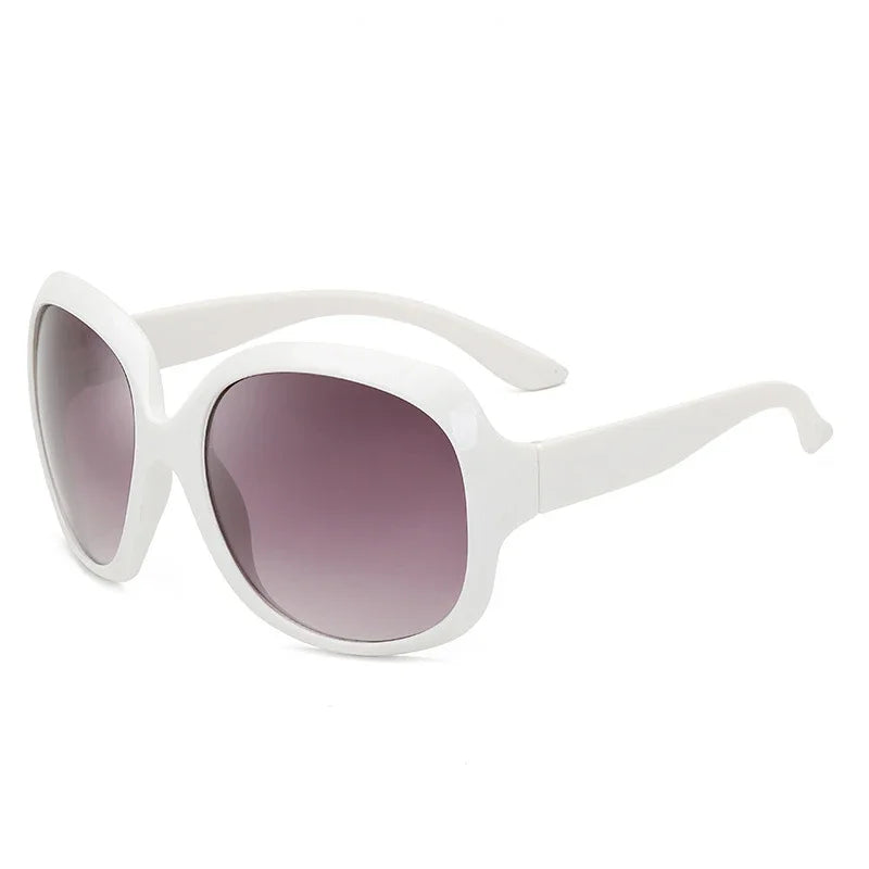 Oversized Gradient Oval Sunglasses